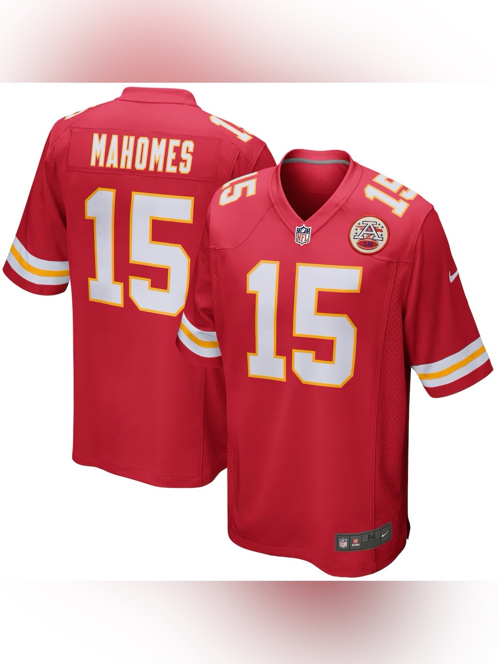 Nike Red Kansas City Chiefs Patrick Mahomes #15 Kids Jersey